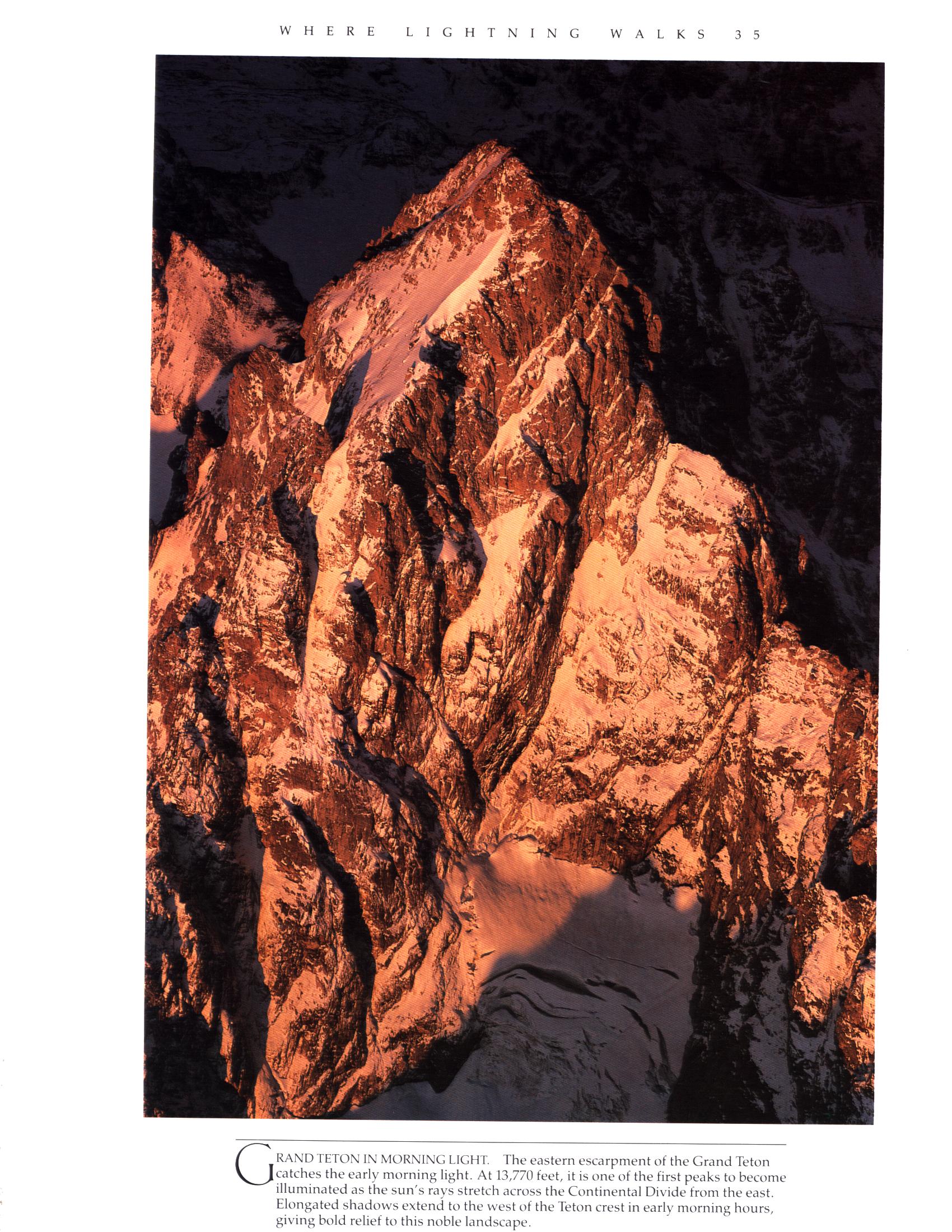 GRAND TETON NATIONAL PARK: where lightning walks. GRTE0696i